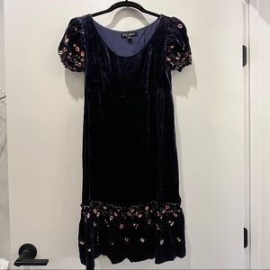 Rare Betsy Johnson Two Piece Velvet Set